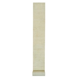 Aged White, Persian Wool, Hand Knotted, Thick and Plush, Soft to The